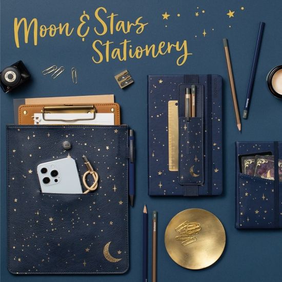 영국 if사 북밴드형 펜파우치- Moon&Stars 에디션