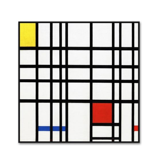 [더벨라]  몬드리안 - 노랑, 파랑, 빨강의 구성