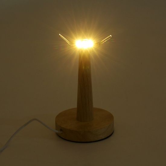 웜앤우드 밝기조절 테이블 스탠드 LED 침실 베드 램프