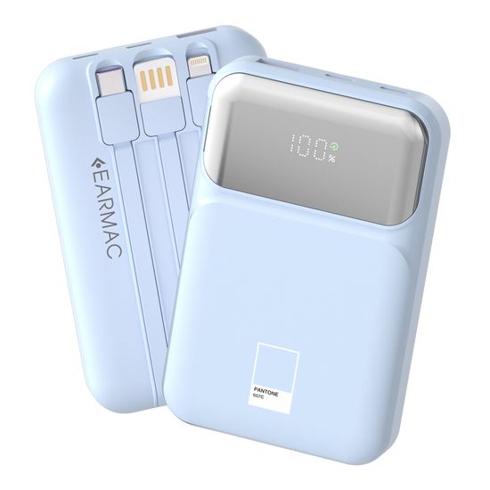 이어맥 팬톤 빌트인 케이블 고속 보조배터리 10000mAh