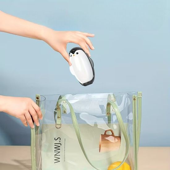 휴대용 펭귄 돌돌이 먼지털이 테이프 클리너 찍찍이