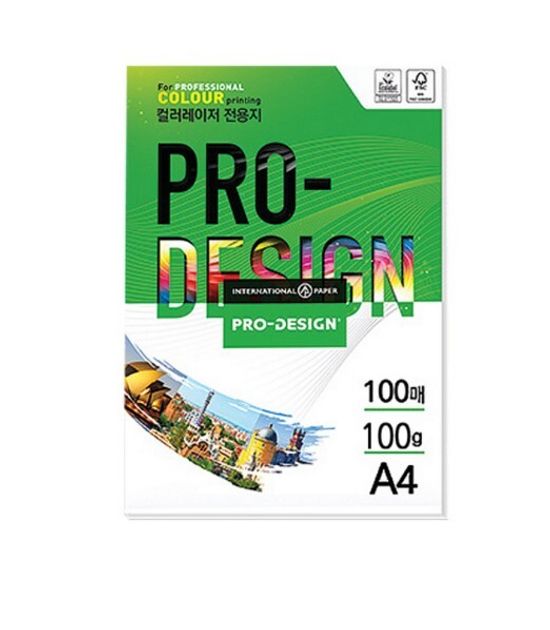 칼라레이저 전용지 100g A4 100매
