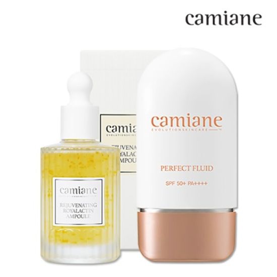 [1+1] 핑크빛 광채톤업 선크림+로얄캡슐 미백앰플