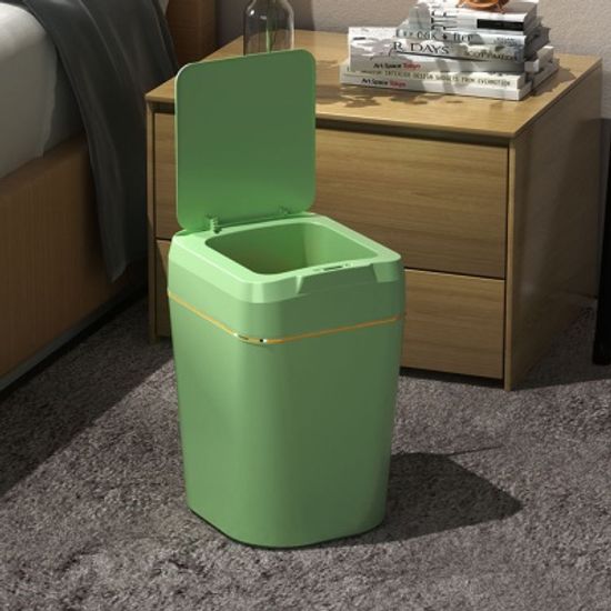 비비드 모션 충격감지 센서 휴지통 (20L) (그린)