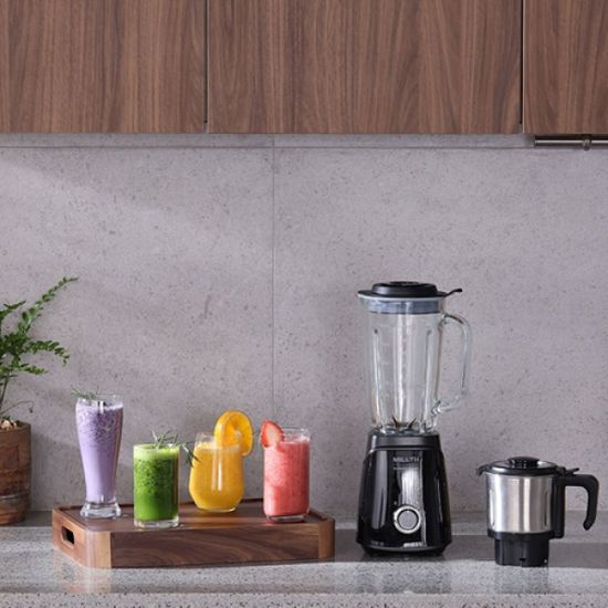 밀쓰 1L 초고속 파워 글라스 블렌더 믹서기