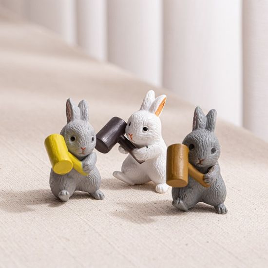 망치 토끼 미니어처 1P