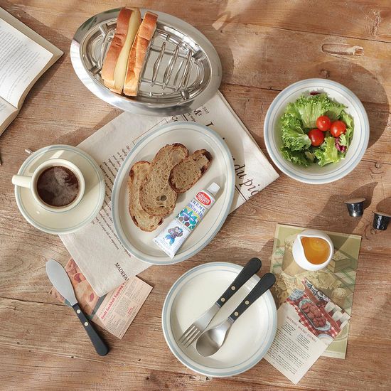 모던한 스카이 포그 라인 홈카페 식기 1p 커피잔