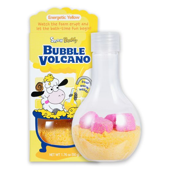 스노우버디 버블 볼케이노 입욕제 에너제틱 옐로우50g