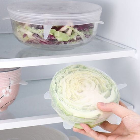 LIPICK 실리콘 뚜껑 랩 만능 실리콘덮개 6P 밀봉랩