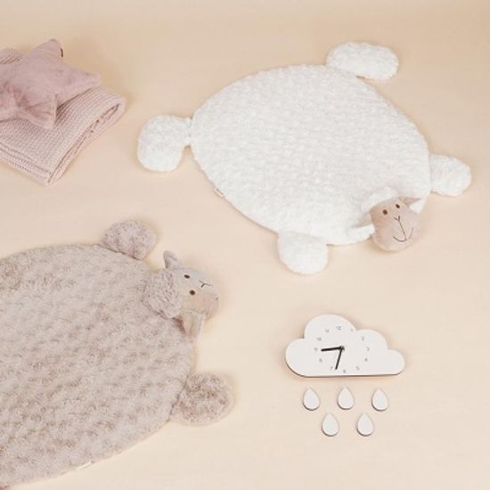 강아지 고양이 극세사 낮잠 쿠션 양 디자인 방석 매트