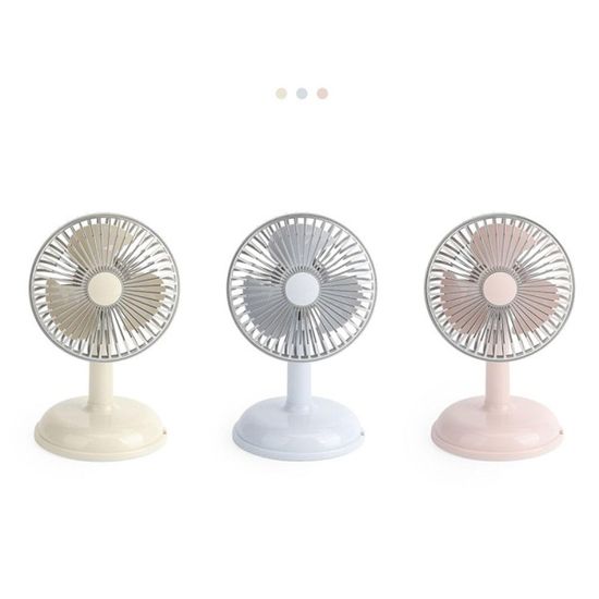 집드리 레트로풍 탁상용 미니 무선선풍기