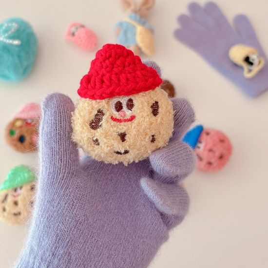 벙거지 초코 쿠키 브로치(4종)