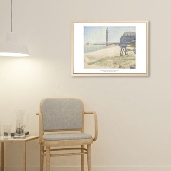 The Lighthouse at Honfleur - 조르주 쇠라 005
