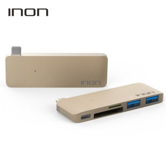 아이논 USB 3.0 C타입 5in1 멀티허브 맥북 IN-UC410C