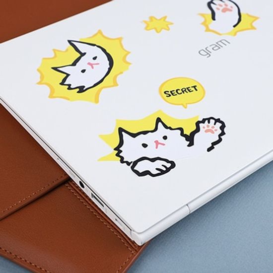 붐붐캣 캐리어스티커 12set