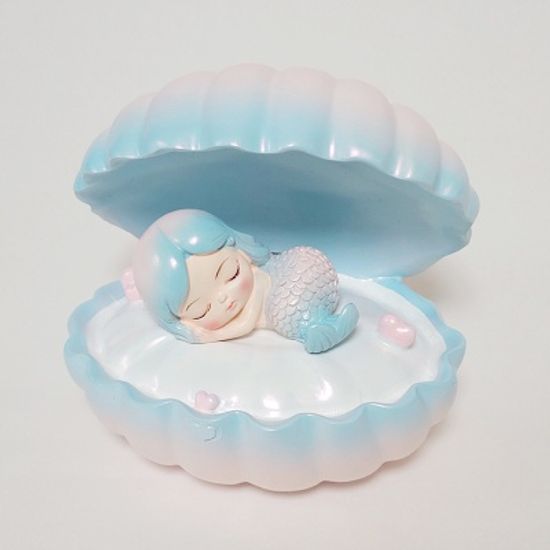 조개 속 잠자는 인어공주 무드등 아이방 캠핑 조명 