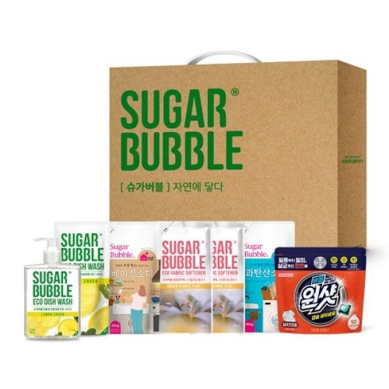 [슈가버블] 세탁주방 복합 7종 선물세트