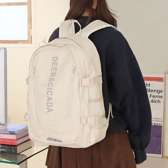 백팩 데일리 스쿨룩 패션 코디 배낭여행백(WE12F8B)