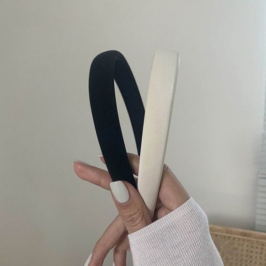 얇은 슬림 머리띠 헤어밴드 데일리 학교 스쿨 봄 포인