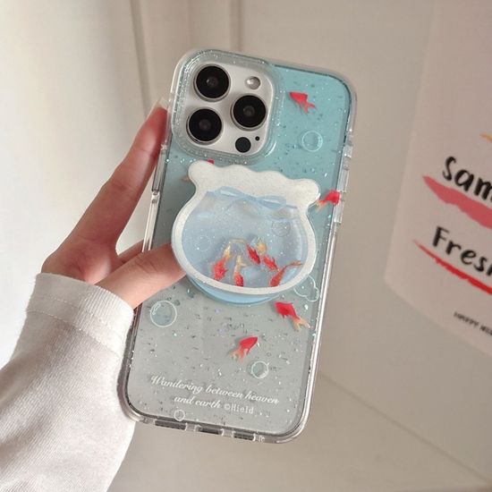 아이폰 여름 물고기 어항 맥세이프 스마트톡 케이스