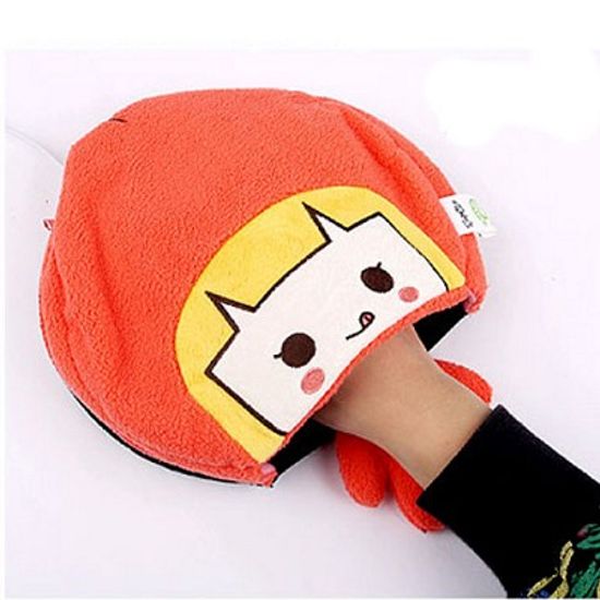 프렌즈 USB 온열 마우스패드 발열 손목쿠션 히팅 매트