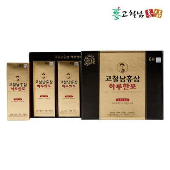 고철남홍삼 짜먹는 전체식 홍삼스틱 하루한포 10ml x 30포