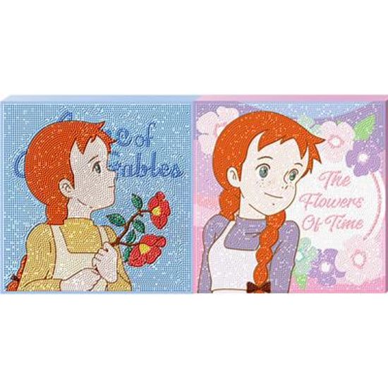 보석십자수 빨강머리앤 2종 동백꽃+꽃의시간 25x25