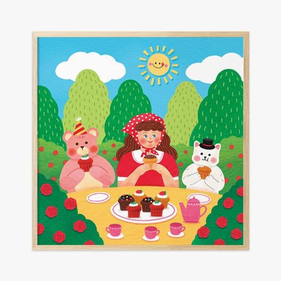 숲속의 티파티, 버비 인테리어 거실 액자