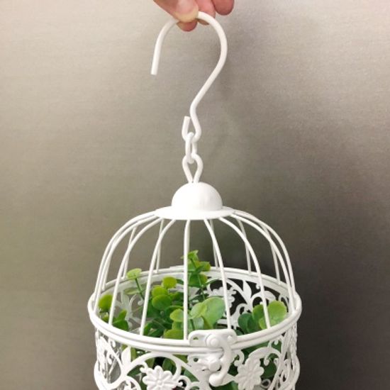 플로라 가든 화이트 새장 스몰