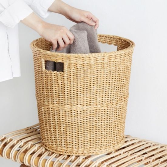 PP 라탄 바스켓 ver.2 원형 S