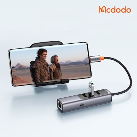 맥도도 HU111 C타입 5포트 허브 USB3.0x3+PD100W+LAN