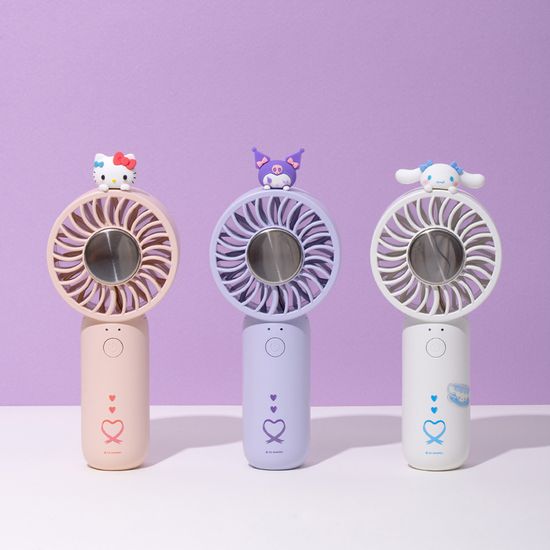 헬로키티 쿠로미 시나모롤 쿨링 핸디 선풍기 2025