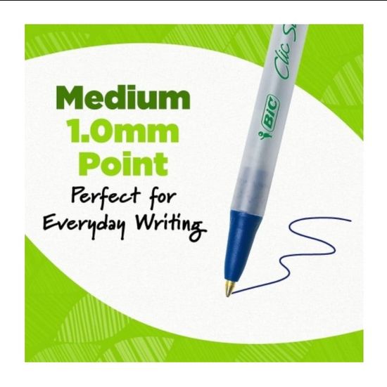 [BiC]ClicSticecolutions 볼펜(1.0mm)블랙/ECSBLK-B12