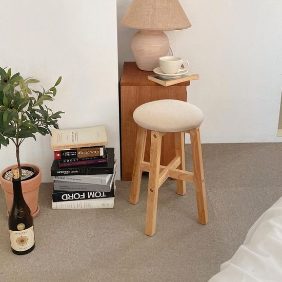 에코상사 헬리콘 원형스툴 쿠션 화장대 의자