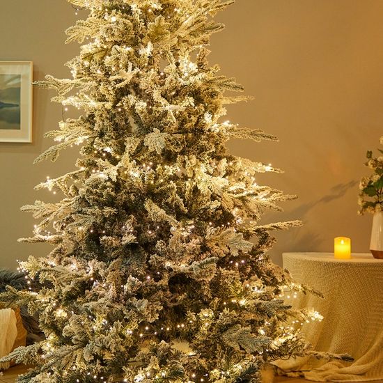 크리스마스트리 네이처 그랑데 스노우 무장식 트리