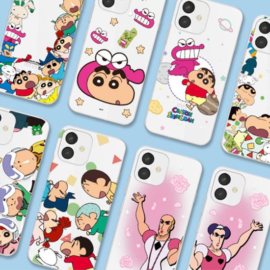 잼폰2 키즈폰 AT-M130S/K 짱구는 못말려 투명 케이스