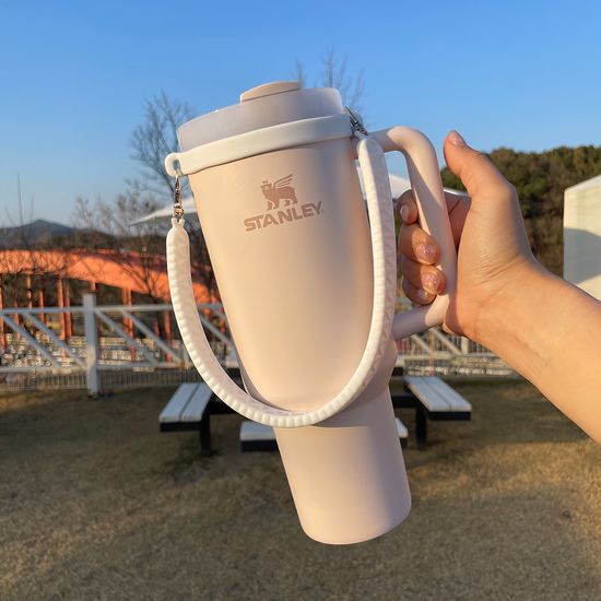 텀블러 스트랩 홀더 스탠리호환 텀꾸 실리콘 캐리어