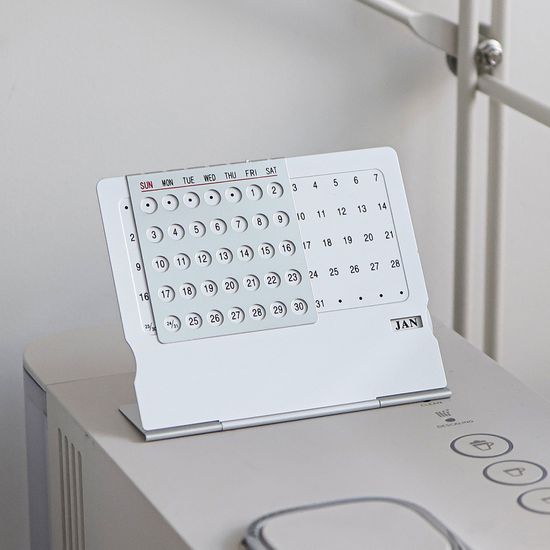 미니 데스크 책상 만년달력 알루미늄