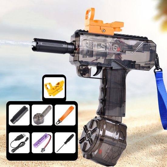 SMG 고압 전기 버스트 워터건 강력 자동 물총 페스티