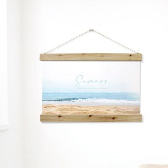 pi363-우드스크롤_60CmX40Cm-아름다운썸머바다