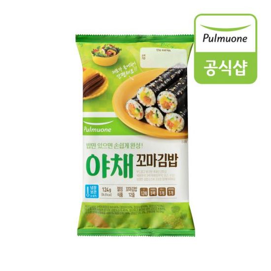 풀무원 꼬마 야채김밥 124g x 1봉