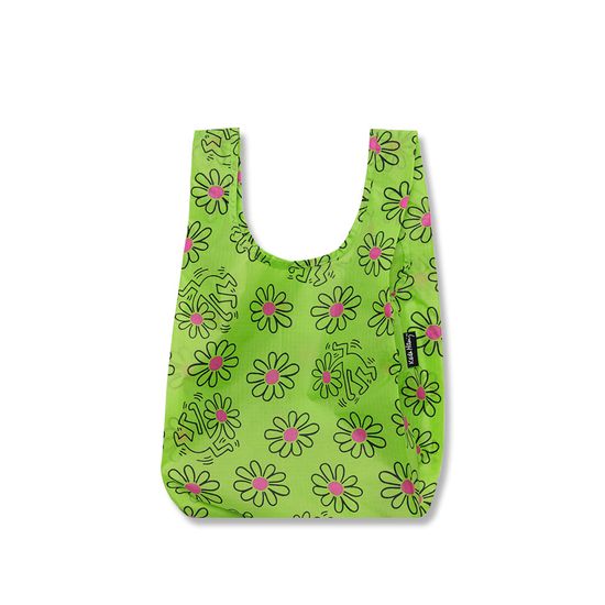 [바쿠백] 베이비 에코백 장바구니Keith Haring Flower