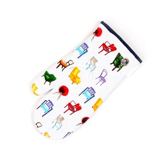 [CVD] WHITE STUDIO CHAIR - OVEN GLOVE (CV80093-OV)