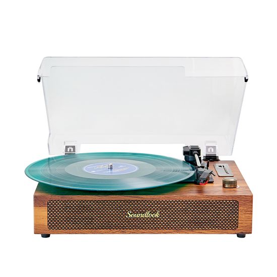 사운드룩 휴대용 엔틱 턴테이블 LP플레이어 MOCHA