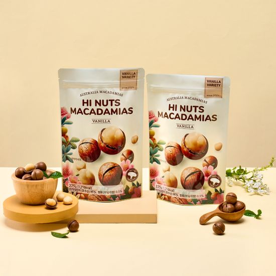 2+2 하이너츠 까먹는 통 마카다미아 225g 2종