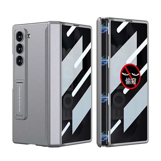 갤럭시 z폴드 6 5 사생활보호 강화유리 힌지 케이스