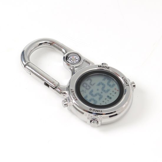 [아일렌]아웃도어 카라비너 스포츠 시계(블랙)