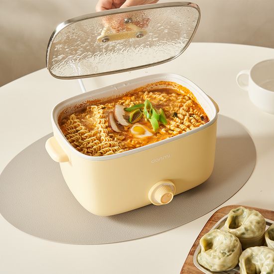 단미 사각 라면포트 멀티쿠커 전기 찜기 냄비 2.5L