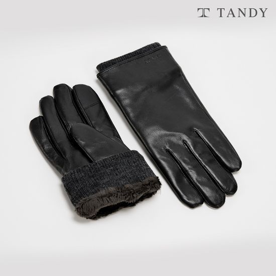 [1+1] 탠디 니트 시보리 남성용 가죽장갑