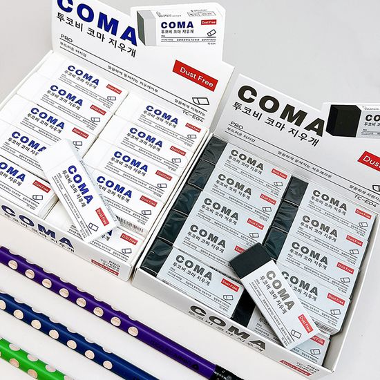 투코비 코마 더스트프리 지우개 TC-E04, 20개입